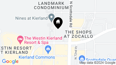 Map of 7120 E KIERLAND Boulevard # 720, Scottsdale AZ, 85254