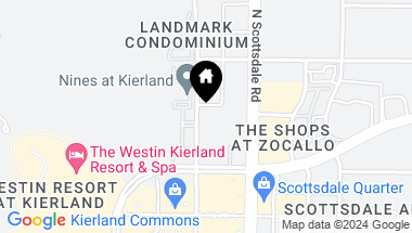 Map of 7120 E KIERLAND Boulevard # 1110, Scottsdale AZ, 85254