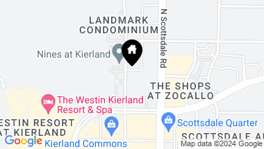 Map of 7120 E KIERLAND Boulevard # 1008, Scottsdale AZ, 85254