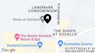 Map of 7120 E KIERLAND Boulevard # 1107, Scottsdale AZ, 85254