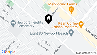 Map of 417 E 16th Place, Costa Mesa CA, 92627
