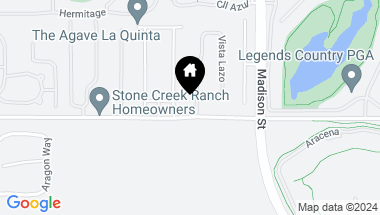 Map of 57995 S Valley Lane, La Quinta CA, 92253