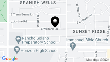 Map of 5851 E WALTANN Lane, Scottsdale AZ, 85254