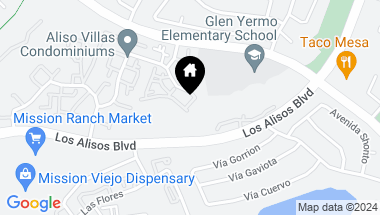 Map of 26394 Via Roble 10, Mission Viejo CA, 92691