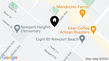 Map of 407 E 16th Place, Costa Mesa CA, 92627