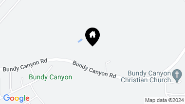 Map of 38 Bundy Canyon Road, Wildomar CA, 92595