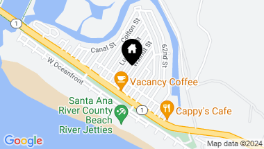 Map of 234 Walnut Street, Newport Beach CA, 92663
