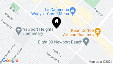 Map of 1610 Tustin Avenue, Costa Mesa CA, 92627