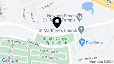Map of 2 Seabluff, Newport Beach CA, 92660
