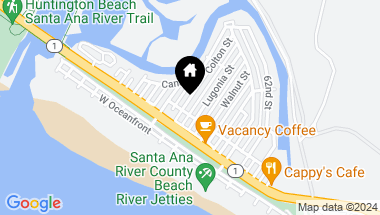 Map of 222 Colton Street, Newport Beach CA, 92663
