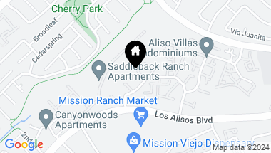 Map of 25957 Via Pera, Mission Viejo CA, 92691