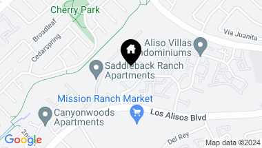 Map of 25951 Via Pera C1, Mission Viejo CA, 92691