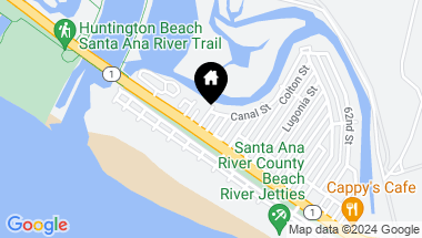 Map of 210 Grant St, Newport Beach CA, 92663