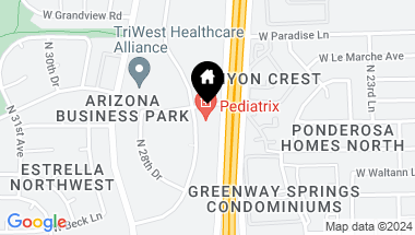 Map of 15650 N Black Canyon Highway, Phoenix AZ, 85023