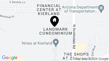 Map of 15802 N 71ST Street # 602, Scottsdale AZ, 85254