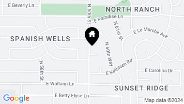 Map of 6002 E MARCONI Avenue, Scottsdale AZ, 85254