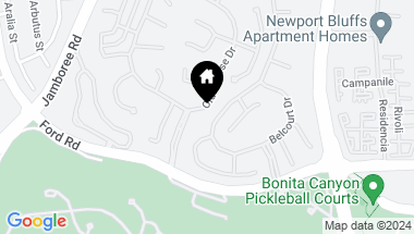 Map of 6 Old Course Drive, Newport Beach CA, 92660