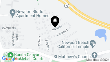 Map of 22 Palazzo, Newport Beach CA, 92660