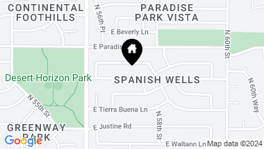 Map of 5720 E MONTE CRISTO Avenue, Scottsdale AZ, 85254