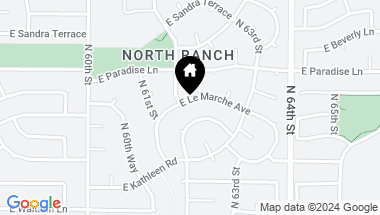 Map of 6125 E Le Marche Avenue, Scottsdale AZ, 85254