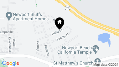 Map of 28 Palazzo, Newport Beach CA, 92660