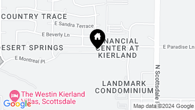 Map of 6929 E MONTREAL Place, Scottsdale AZ, 85254