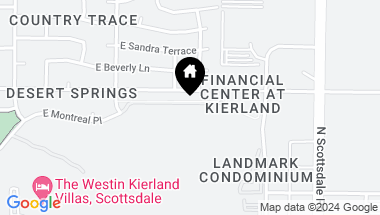 Map of 6915 E MONTREAL Place, Scottsdale AZ, 85254