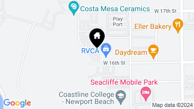 Map of 1000 Katama Bay Drive, Costa Mesa CA, 92627
