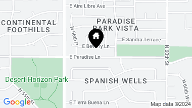 Map of 5714 E PARADISE Lane, Scottsdale AZ, 85254