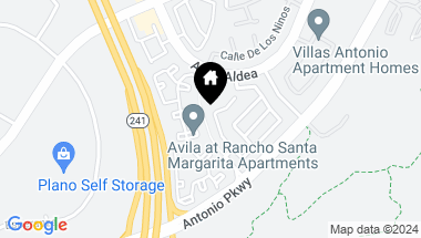 Map of 19 Milagro, Rancho Santa Margarita CA, 92688