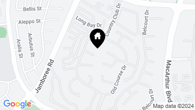 Map of 8 Maidstone Drive, Newport Beach CA, 92660