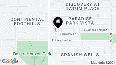 Map of 16225 N 56TH Place, Scottsdale AZ, 85254