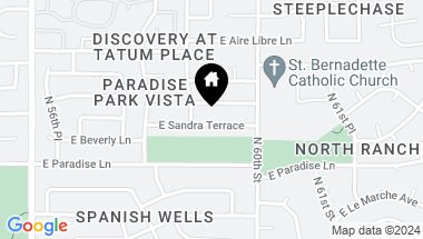Map of 5916 E SANDRA Terrace, Scottsdale AZ, 85254
