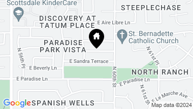 Map of 5921 E GRANDVIEW Road, Scottsdale AZ, 85254