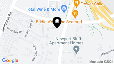 Map of 9 Leesbury Court, Newport Beach CA, 92660