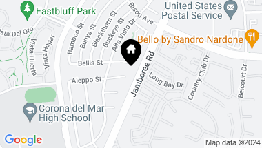 Map of 926 Aleppo Street, Newport Beach CA, 92660
