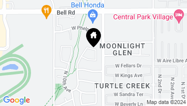 Map of 721 W KELTON Lane, Phoenix AZ, 85023