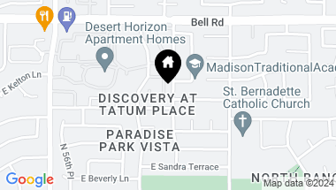 Map of 5704 E AIRE LIBRE Avenue # 1093, Scottsdale AZ, 85254