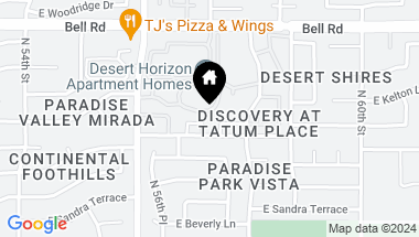 Map of 5704 E AIRE LIBRE Avenue # 1116, Scottsdale AZ, 85254