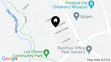 Map of 155 Linda Vista, Irvine CA, 92618