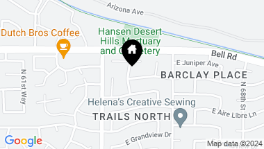 Map of 6502 E PHELPS Road, Scottsdale AZ, 85254
