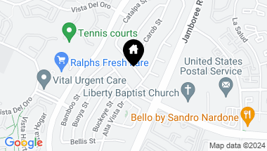 Map of 815 Camphor Street, Newport Beach CA, 92660