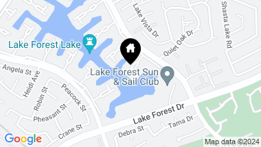 Map of 21986 Yellowstone Lane, Lake Forest CA, 92630