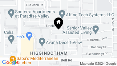 Map of 5046 E ANDERSON Drive, Scottsdale AZ, 85254