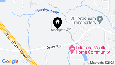Map of 2403 Brookgate Way, Ellenwood GA, 30294