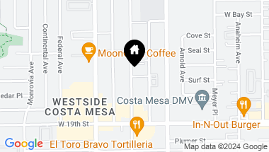 Map of 742 LYNN COURT, Costa Mesa CA, 92627