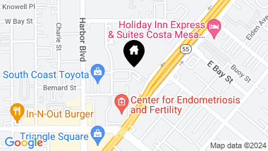 Map of 335 Ford Road, Costa Mesa CA, 92627