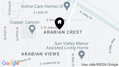 Map of 5520 E MURIEL Drive, Scottsdale AZ, 85254
