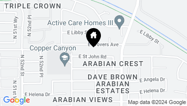 Map of 5442 E SAINT JOHN Road, Scottsdale AZ, 85254