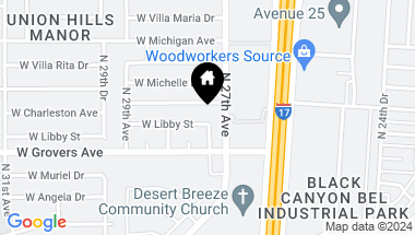 Map of 2714 W LIBBY Street, Phoenix AZ, 85053